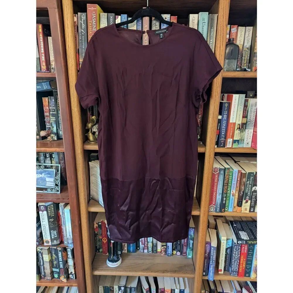 Brand New Universal Standard Women's 2XS XXS Avenir Double Luxe Dress Purple